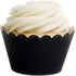 Dress My Cupcake Standard Reusable Glitter Black Cupcake Wrappers, Set of 50 Black Cupcake Liners...