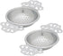 HIC Kitchen Premium Perforated English Tea Strainer - Japanese Stainless Steel Loose Tea Infuser, Universal Fit for Mugs and Cups, Perfect for Bla...