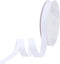 White Grosgrain Ribbon, 5/8 inches x Continuous 50 Yards,Use for Bows DIY Hair Accessories,Gift Wrapping,Craft and Sewing...