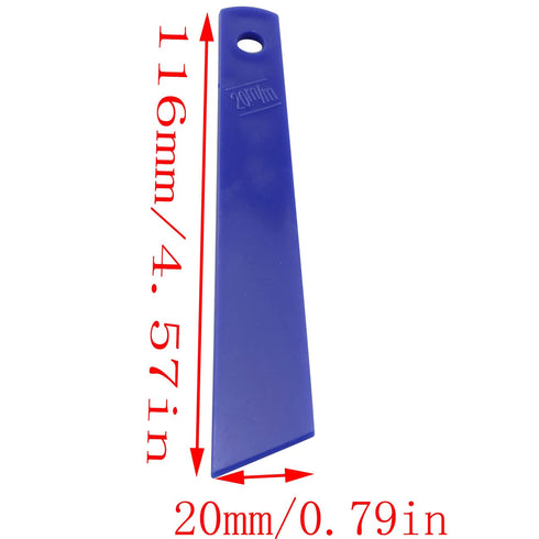 LQ Industrial Glue Spreader 6PCS Blue Plastic Glue Smear Sticks Applicator Leather Scraping Spreaders DIY Leather Craft Tool...