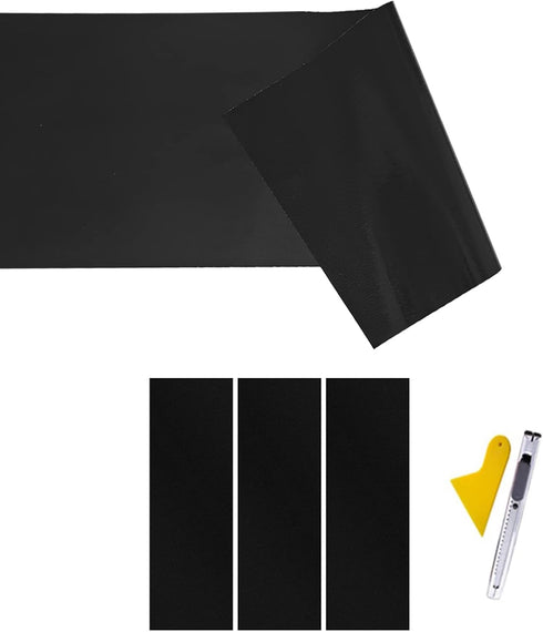 Compatible with Bowtie Logo Wrap Stickers Cut-Your-Own Emblem Overlay DIY Decals for Chevy 3PCS Matte Black...