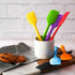 Get It Right Premium Silicone Spatula -Red color Non-Stick Heat Resistant Kitchen Spatula - Perfect for Baking, Dishwasher Safe Utensils, Cooking,...