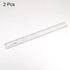 2pcs Film Flexible Ruler 30cm 0.5mm Scale PET Plastic Folding Straight Ruler Calibration Soft Ruler Measuring Tool for Factory, Transparent...