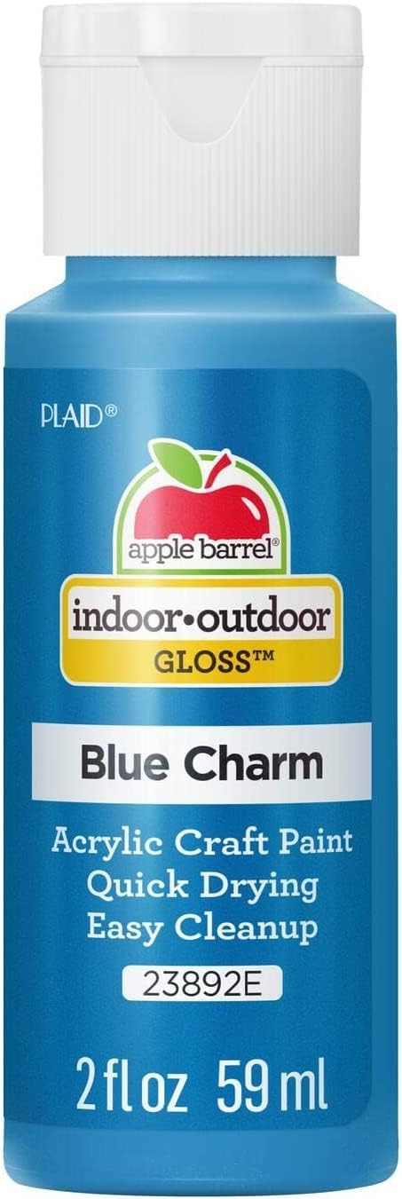 Apple Barrel Gloss Acrylic Craft Paint, 2 oz, Blue Charm...