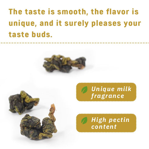 LWXLJMJZC?Taiwan Alishan Jin Xuan Oolong Tea With Creamy Flavor-Oolong Tea Loose Leaf-(75 cups) 150g/5.3oz...