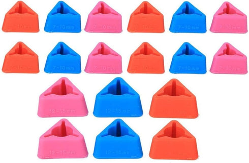 Triangular Crochet Needles Point Protectors Knitting Needles Tips Silicone Knit Point Protectors Sewing Accessories...