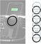 8PCS Universal Metal Rings Sticker, 3M Adhesive Phone Case Cover, Adapter Rings for Magnetic Wireles Phone Grip, Ultra Thin Car Charger Conversion...