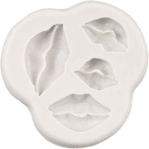 Kiss Collection Fondant Candy Silicone Mold Lips Fondant Mold For Sugarcraft Cake Decoration Cupcake Topper Chocolate Polymer Clay Gum Paste...