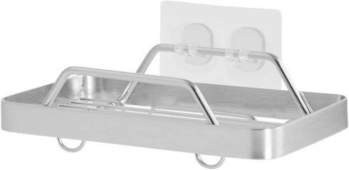 KINCMAX Premium Adhesive Soap Holder for Shower Wall - Drill Free Bar Soap Dish for Bathroom Storage - Stainless Steel Shower Soap Caddy w/Adhesiv...