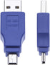 Keple 2.0 USB Type A Male to Mini 5 Pin Adapter (2 Pack) - USB 2.0 Data Transfer Up to 480 Mbps - Compatible with PC, Laptops, Controllers, Printe...