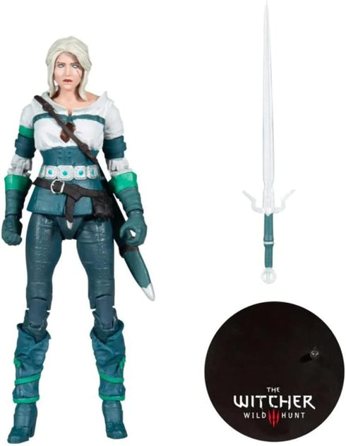 McFarlane Toys The WITCHER GAMING CIRI (ELDER BLOOD) 7" ACTION FIGURE...