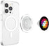 Autism Awareness Puzzle Piece Colorful Rainbow Splatter PopSockets MagSafe PopGrip for iPhone...