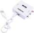 Yosoo Health Gear Digital HDMI2AV Converter, to AV Adapter, Composite Video Audio AV CVBS Adapter Converter 720p/1080p(White)...