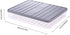 Food Storage Bin Vegetable Organizer with Lid Clear Fridge Crisper Keep Food Fresh BPA Free Kitchen Organizer Bins (Grey-L-SIZE with MAT)...