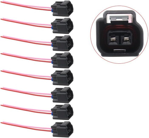 NewYall Pack of 8 Ignition Coil Connector Harness for Chevrolet Metro Tracker Ford C-Max Club Wagon Crown Victoria Escape Excursion Explorer Focus...