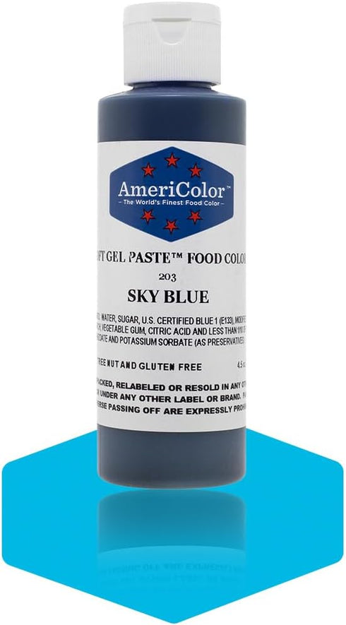 Americolor Soft Gel Paste Food Color, 4.5-Ounce, Sky Blue...
