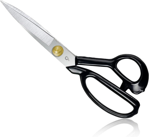 Professional Tailor Scissors, 9 Inch Heavy Duty Sewing Scissors for Fabric Cutting, Dressmaking Galvanized Manganese Steel Tailor Shears Sharp for...