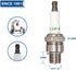 TORCH E9Y-13 Marine Boat Spark Plug Replace for Autolite 2852 Spark Plug, for NGK BUHW 2622 BU8H 6431 Spark Plug, for Denso 6001 Spark Plug, for C...
