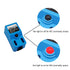 Square Inductive Proximity Sensor SN04-P Normally Open Detection Approach Switch PNP NO with TL PL SN Bracket (Blue, 4 Pack)...