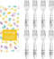 8 Piece Stainless Steel Toddler Forks Set, Safe Kids Flatwaresets, Cartoon Children Forks for Self-feeding, Dishwasher Safe...