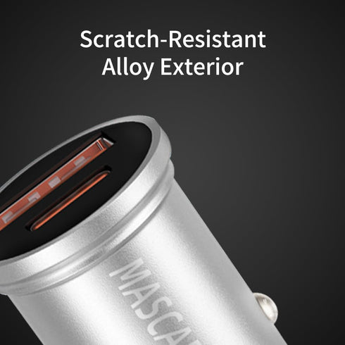 Mini Car Charger 40W USB C Fast Charging Adapter Compatible iPhone, Type C Car Charger with Cigarette Lighter Plug, Automobile Chargers for Cell P...