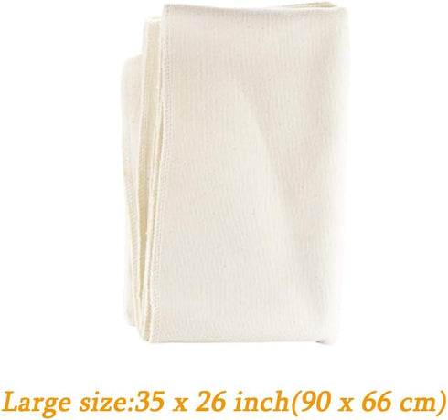 Panxxsen Professional Bakers Couche Extra Large 35 x 26 Inch,Heavy Duty Linen Pastry Proofing Cloth for Bread Dough Baking,Thick Baking Bread Clot...