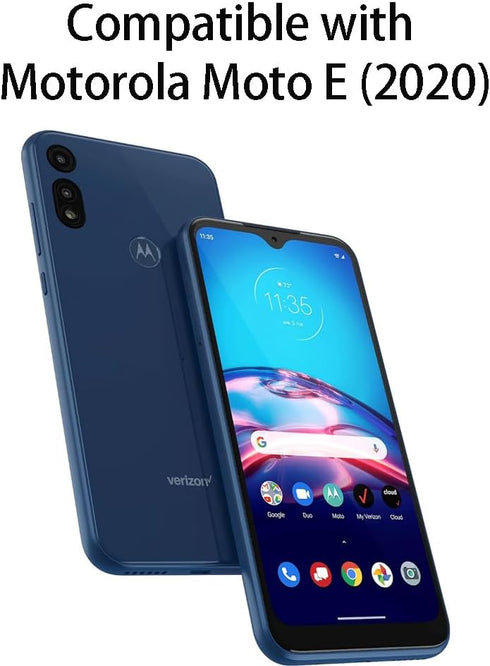 Screen Protector Designed for Motorola Moto E (2020) Tempered Glass Film, Anti Scratch Bubble Free 9H Hardness Ultra clear(2-Pack)...