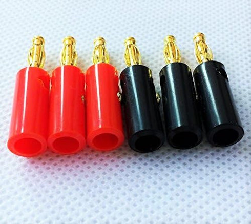 HIGHROCK 20 Banana Speaker Wire Cable Screw Plugs Connectors 4mm...