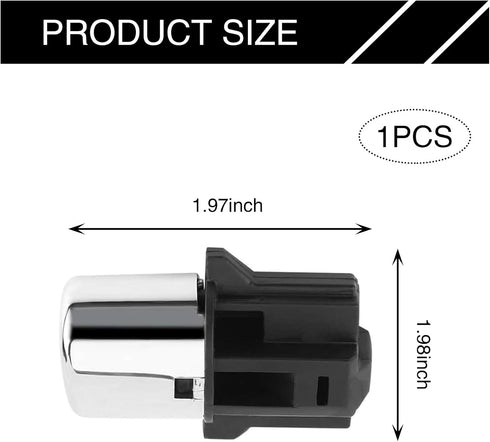 1 PC Car Gear Lever Button, Wave Stick with Shift Knob Repair Kit Replace 54132-SDA-A81, Gear Push Rod Hand Ball Button Latch with Spring, Compati...