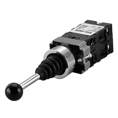 Monolever Joystick Switch, XD2-PA24, SPST, 4NO, 4 Direction Momentary Type, Ui AC660V, Ith 10A...