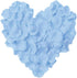 1000 Pieces Light Blue Artificial Silk Rose Petals Flower Decoration Wedding Party Color Light Blue...