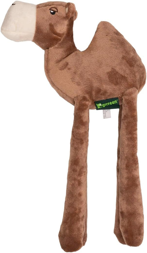Stuffed Camel Plush Toy for Large Dogs | Cute and Durable Stuffed Animal, Sustainable Squeaky Chew Toys for Puppies and Adult Dogs | Made from Eco...