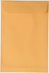 JAM PAPER 6 x 9 Open End Catalog Envelopes with Peel and Seal Closure - Brown Kraft Manila - 50/Pack...
