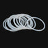 X AUTOHAUX Silicone O-Rings, 48mm OD 41.8mm ID 3.1mm Width VMQ Seal Gasket for Compressor Valves Pipe Repair, White, Pack of 10...