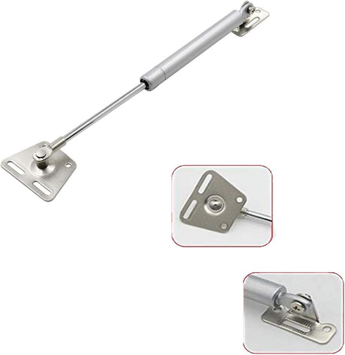 LLJJLXZCD11.4-inch 2-Piece, 150N/33Ibs Lift Bracket, air strut, Cabinet Hinge, Toy Box Hinge and lid Bracket, Pneumatic Shock Absorbent Soft Closi...