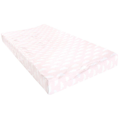 Luvable Friends Unisex Baby Fitted Changing Pad Cover, Girl Basic Elephant, One Size...