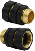 Twinkle Star 3/4 Inch Garden Hose Fitting Quick Connector Male and Female Set (6 Sets)...