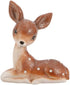 RAZ Imports INC Vintage Style Laying Deer Figurine - 6.75" Glittery Baby Deer Statue - Woodland Animal Figurine...