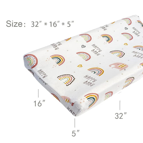 iEvolve Changing Pad Cover Ultra Soft Minky Dots Changing Table Cover Breathable Changing Table Sheet Diaper Changing Pad Cover for Baby Boys Girl...