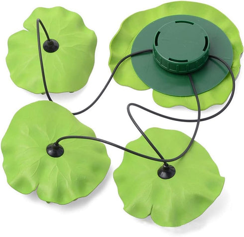 Floating Solar Lily Pads Lights for Pond Decor, 16"...