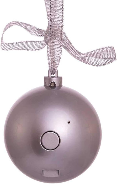 70MM Silver Bluetooth Musical Ornament Ball...