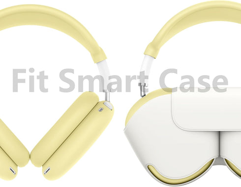 Silicone Case Cover for AirPods Max, Ear Pad Case Cover/Ear Cups Cover/Headband Cover for AirPods Max Headphones, Anti-Scratch Accessories Soft Si...