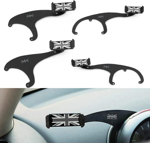 Heinmo for Cooper F54 Clubman F55 Hardtop F56 Hatchback 2014-2020 Smartphone Cell Phone Cup Mount Holder with Cradle Rotatable Clip(for 3.5-5.5 In...