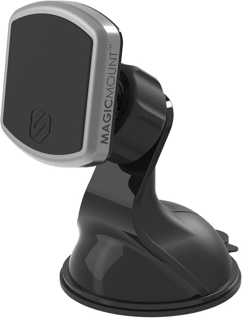 Scosche MPWDB MagicMount Pro Magnetic Car Phone Holder Mount with Suction Cup - 360 Degree Adjustable Head, Universal with All Devices - Suction M...