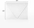 LUXPaper A2 Contour Flap Invitation Envelopes | 4 3/8" x 5 3/4" | Crystal Metallic | 80lb. Text | 50 Qty...