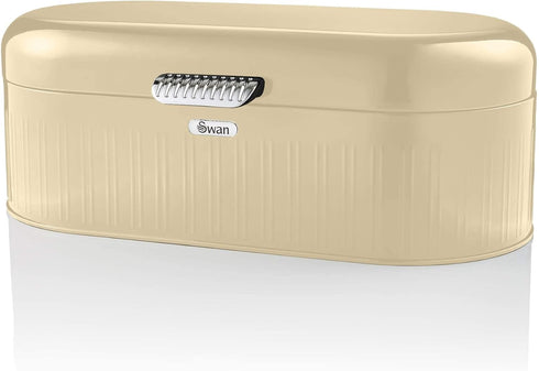 Swan SWKA1014CN Retro Bread Bin Cream, One Size...
