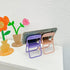 Cute Chair Cell Phone Stand for Desk, 3PCS Funny Cell Phone Holder Stand Compatible with Smartphone/Phone/Pad/Tablet/E-Readers,(Green/Pink/Purple)...