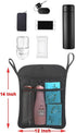 Baby Stroller Organizer,Black,Umbrella stroller organizer,Extra pockets to store snacks/wipes items,Holds water bottles, toddler sweat shirt etc (...