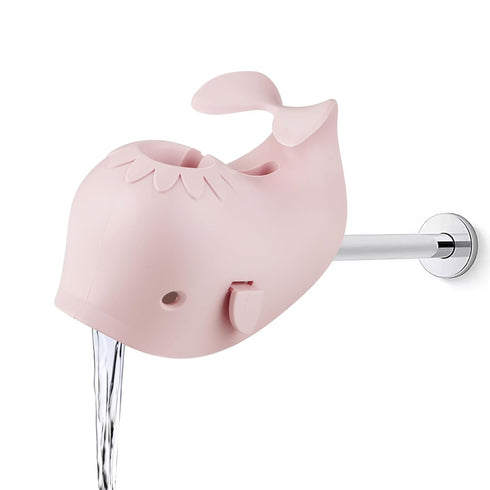 PandaEar Bath Spout Cover, Baby Bathtub Faucet Cover, Baby Shower Protector Cover for Kids Toddlers, Universal Fit -Whale (Pink)...