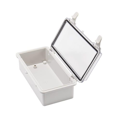 200x100x70mm Outdoor Junction Box with Plastic Latch, Universal IP67 Waterproof Project Electrical Box DIY Electrical Enclosure, Plastic Transpare...